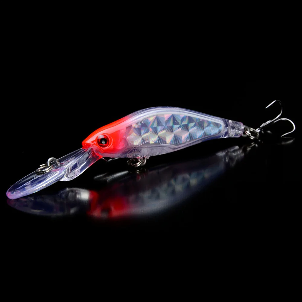 1 Uds pececillo con láser de señuelo de pesca Artificial cebo duro Crankbait 9,5 cm 7g hundiendo Wobblers Peche Bass pescar lucios carpas y abordar - imagen 3