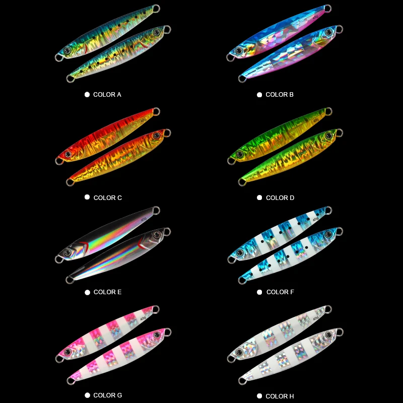 Cuchara de plantilla de Metal para trabajo mágico, 20g, 30g, 40g, 60g, cebo tipo lápiz que se hunde, plantilla de fundición, pez, lubina, señuelo de pesca, cebo Artificial - imagen 5