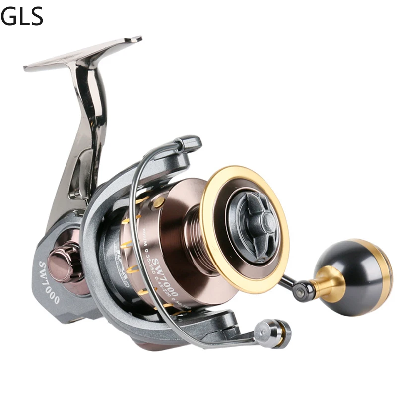 Rueda de pesca de carpa de alta velocidad, 4 + 1BB, 5,0: 1/4, 7:1, relación de engranaje, carrete de Metal, balancín de Metal, nuevo carrete de pesca giratorio - imagen 3