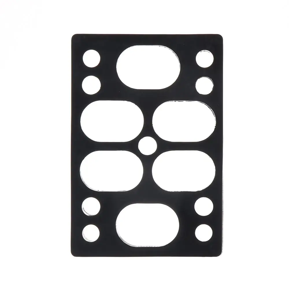 Accesorios de goma para monopatín, almohadillas elevadoras de 3 a 12mm, piezas de tabla larga, puente de tabla de surf PU/CX7 - imagen 2