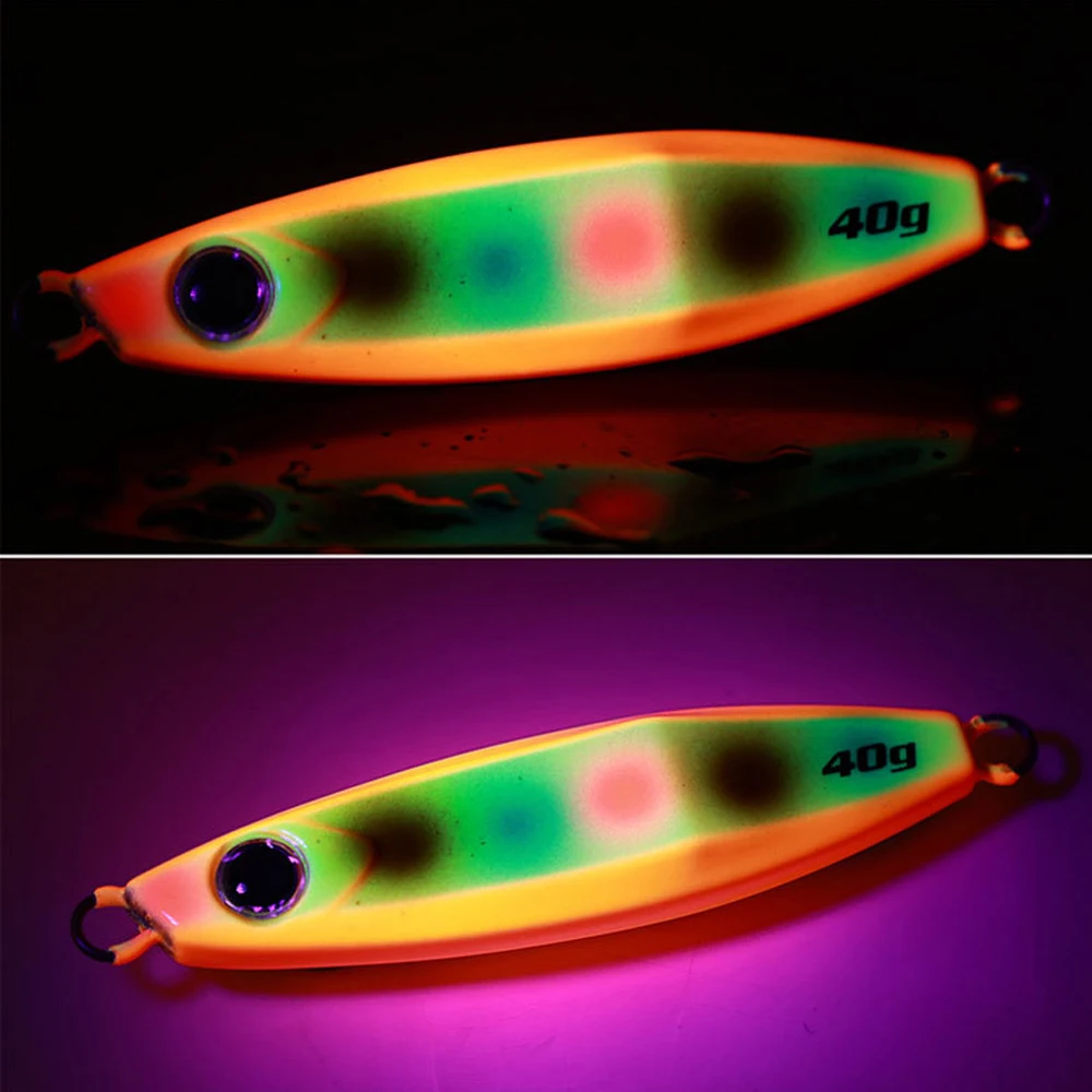 VOLIN-señuelo de pesca Jigging Matel, 1 unidad, 40g, 60g, 80g, 100g, para mar, cebo Artificial - imagen 4