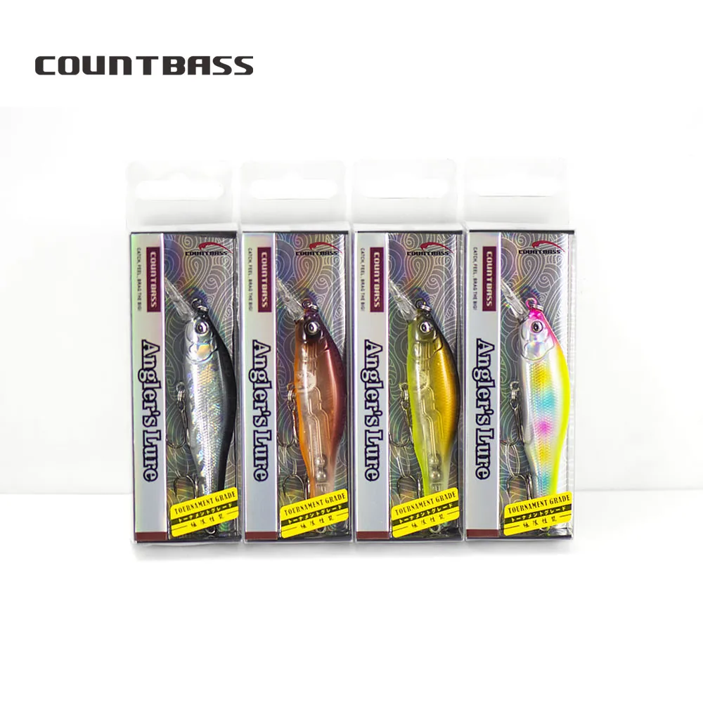 COUNTBASS Afundando Minnow 80mm – Señuelos jerk para la perca - imagen 5