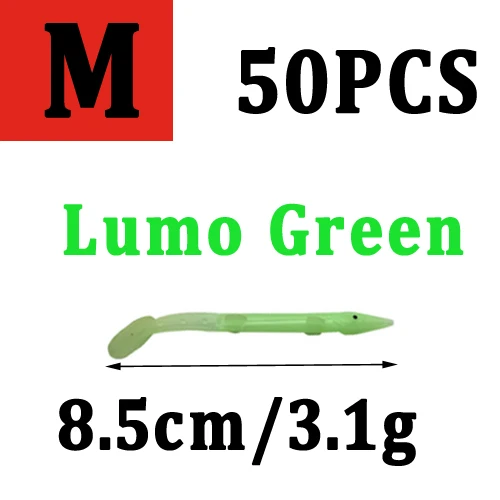 50pcs lumo green m