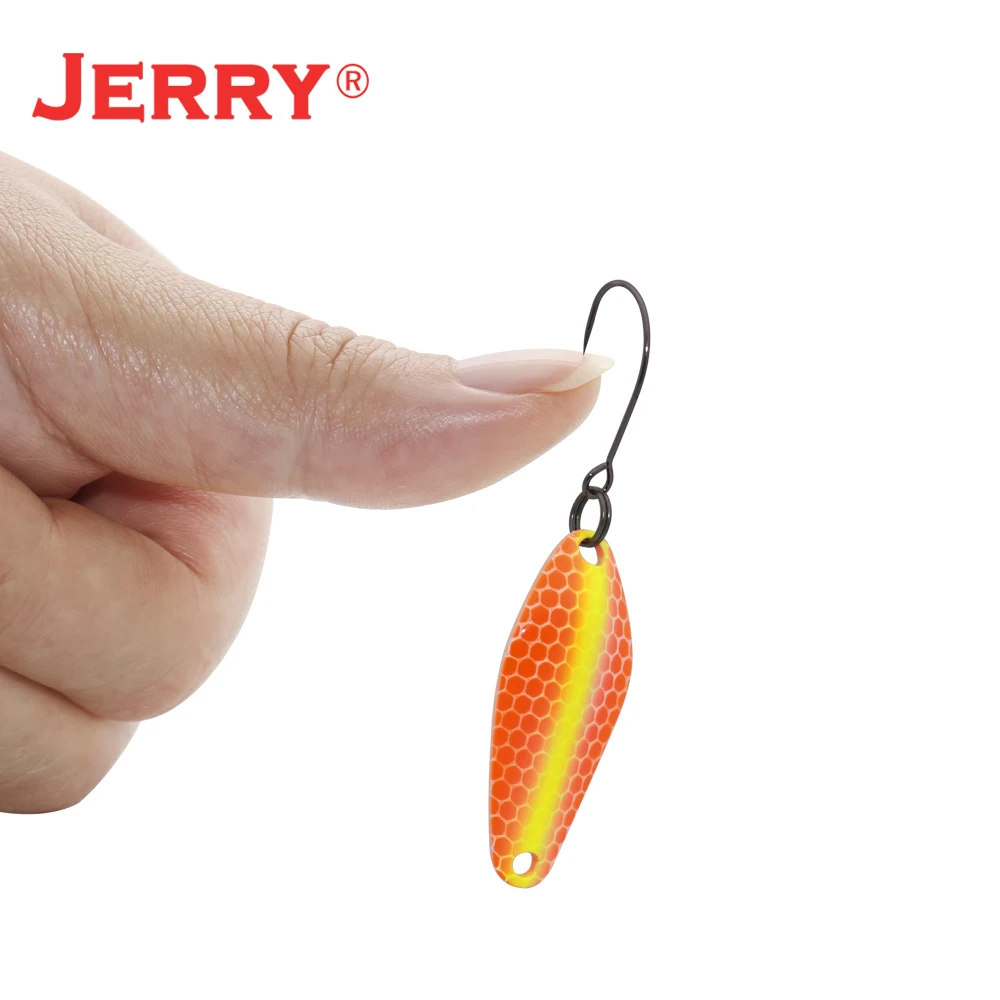 Jerry Draco Micro Cuchara Trucha Señuelos UL UV Colores Aparejos de pesca ultraligeros Cebo artificial de agua dulce - imagen 5