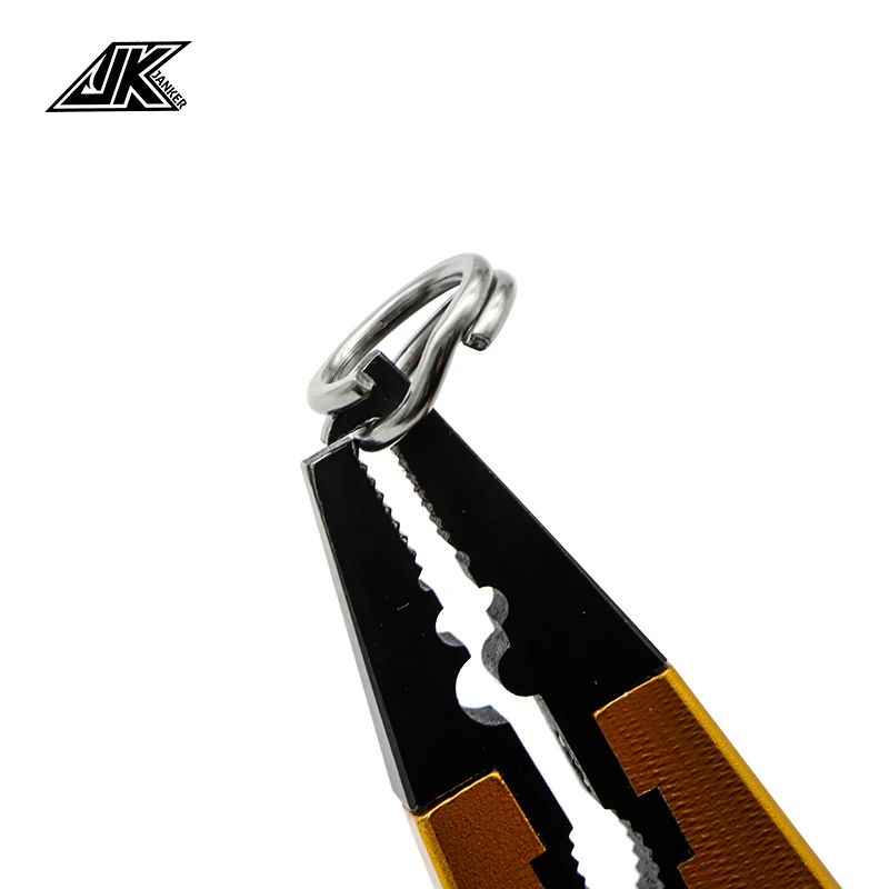 JK 1 paquete No.3-10/6-14mm anillos divididos de pesca para conector de anzuelo de alta resistencia anzuelos de asistencia accesorios de pesca de mar aparejos - imagen 4