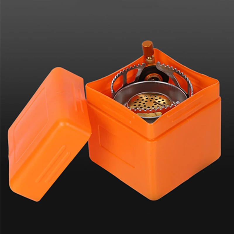 Estufa de Camping plegable de alta calidad, Mini estufa de Gas a prueba de viento para exteriores, cocina portátil, Picnic, butano - imagen 4