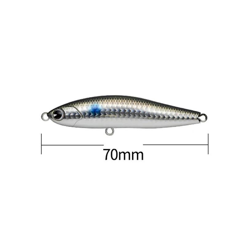 KMRESA-SEÑUELOS Jerkbait de pesca, Wobblers de 14g/70mm, lápiz que se hunde completamente, capa de natación, cebo duro Artificial - imagen 2