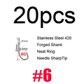 20pcs size 6