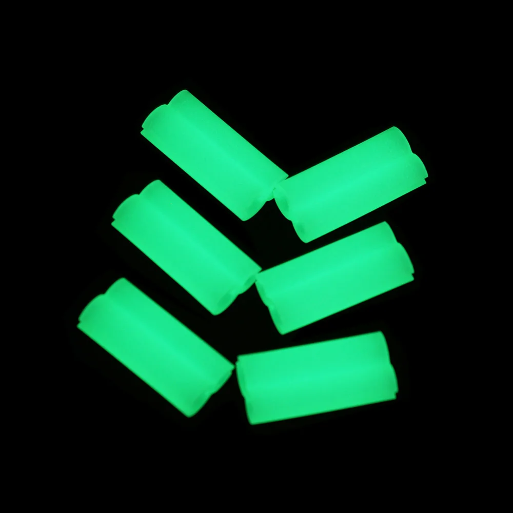 Clip de barra luminosa de pesca utilizado en el alimentador de caña de pescar, barras de luz fluorescente, Clip en la punta de la caña, soporte de flotador nocturno, 6 uds. - imagen 3