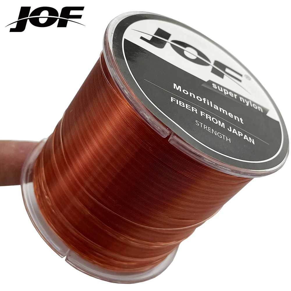 JOF-Hilo de pescar de 500m, hilo líder de nailon fuerte, monofilamento, hilo de lubina, accesorios para equipos de pesca - imagen 3