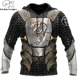 Dragon Knight Amor 3D – Sudadera con capucha unisex otoño invierno