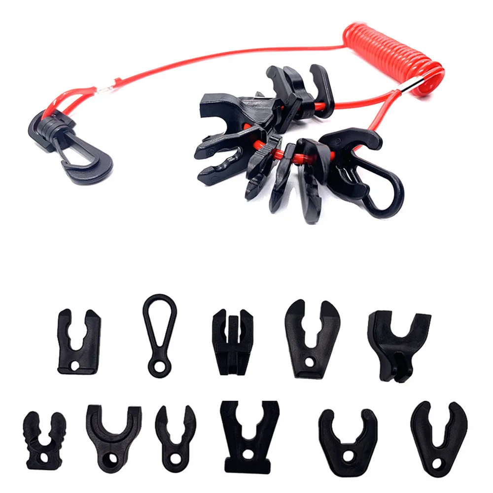 Llave de Seguridad Motor Fueraborda Universal con Cordón