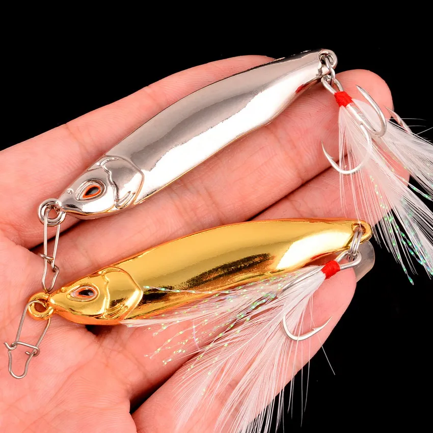 Señuelo de Pesca giratorio, cebo de Metal, cuchara, 7G, 10G, 15G, 20G - imagen 4