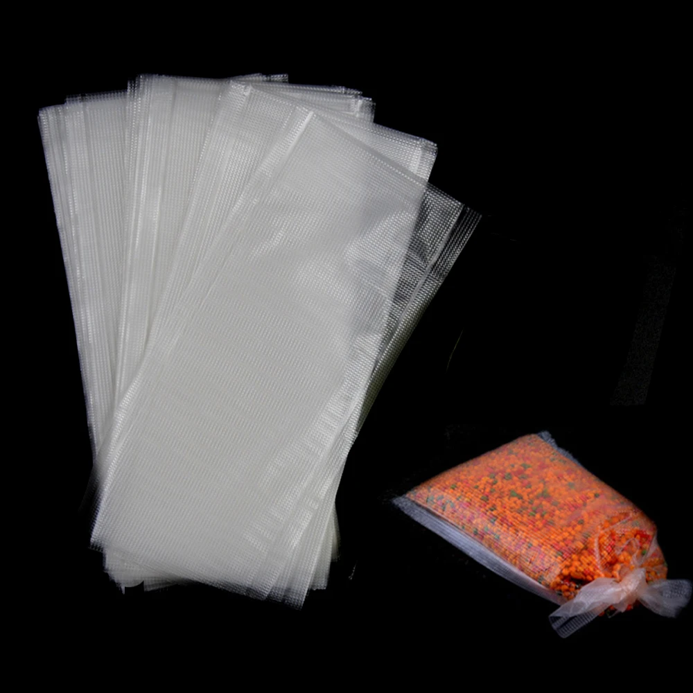 Bimoo 50 Uds bolsas de PVA solubles en agua rápidas Material de cebo de pesca de carpa aparejos de pesca de carpa 5*10cm 7*10cm 7*15cm 8*12cm 12*16cm - imagen 2