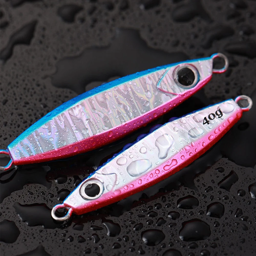 VOLIN-señuelo de pesca Jigging Matel, 1 unidad, 40g, 60g, 80g, 100g, para mar, cebo Artificial - imagen 5