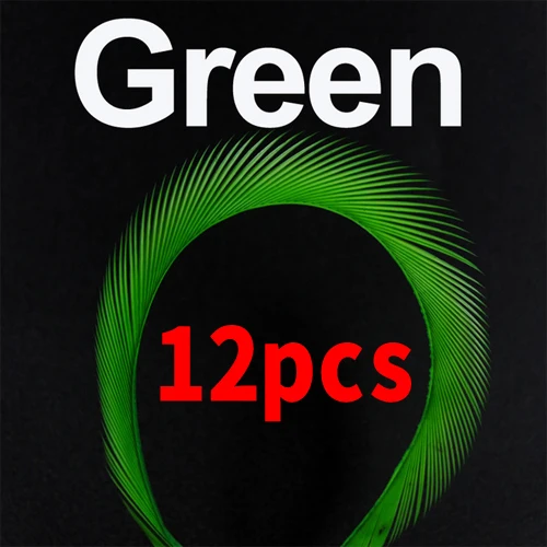 12pcs green
