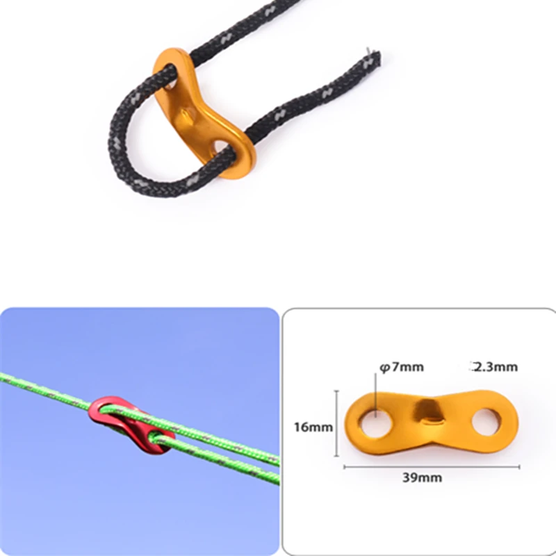 Un carabinador liviano duradero diseñado para actividades al aire libre, asegurando conexiones seguras con su diseño compacto y ergonómico