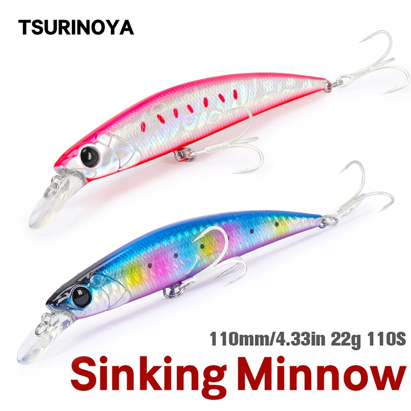 Tsurinoya DW77 Minnow – 110mm 22g para Trucha y Lubina