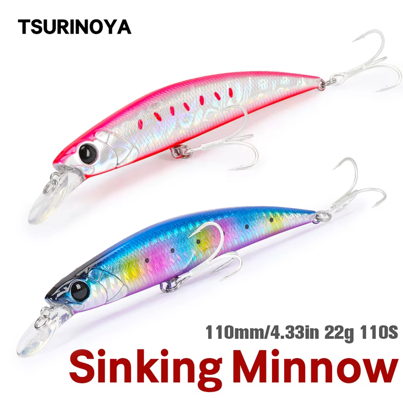 Tsurinoya DW77 Minnow – 110mm 22g para Trucha y Lubina