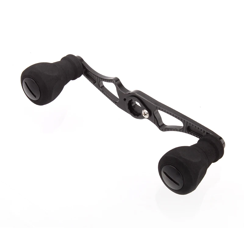 KAWA mango de aleación de aluminio, perilla EVA para carrete de fundición de cebo, aparejos de pesca, mango de carrete, orificio de 8x5mm para carrete A y D - imagen 2