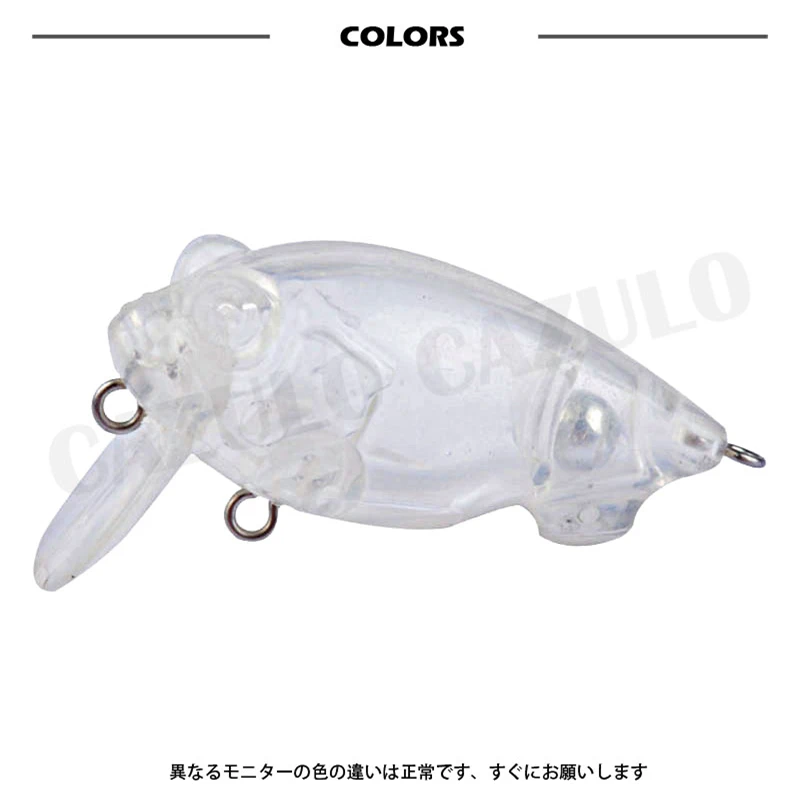 Señuelo de Pesca en blanco sin pintar Isca Artificial, accesorios de Pesca de invierno, 5,5g, 52mm, flotante, ABS, Wobblers, carpa, Leurre - imagen 3