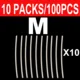 10packs White M