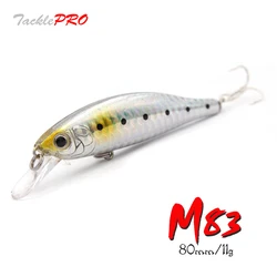 Señuelo de natación TacklePRO-M83 con ojos 3D Mustad para lubina y corvina