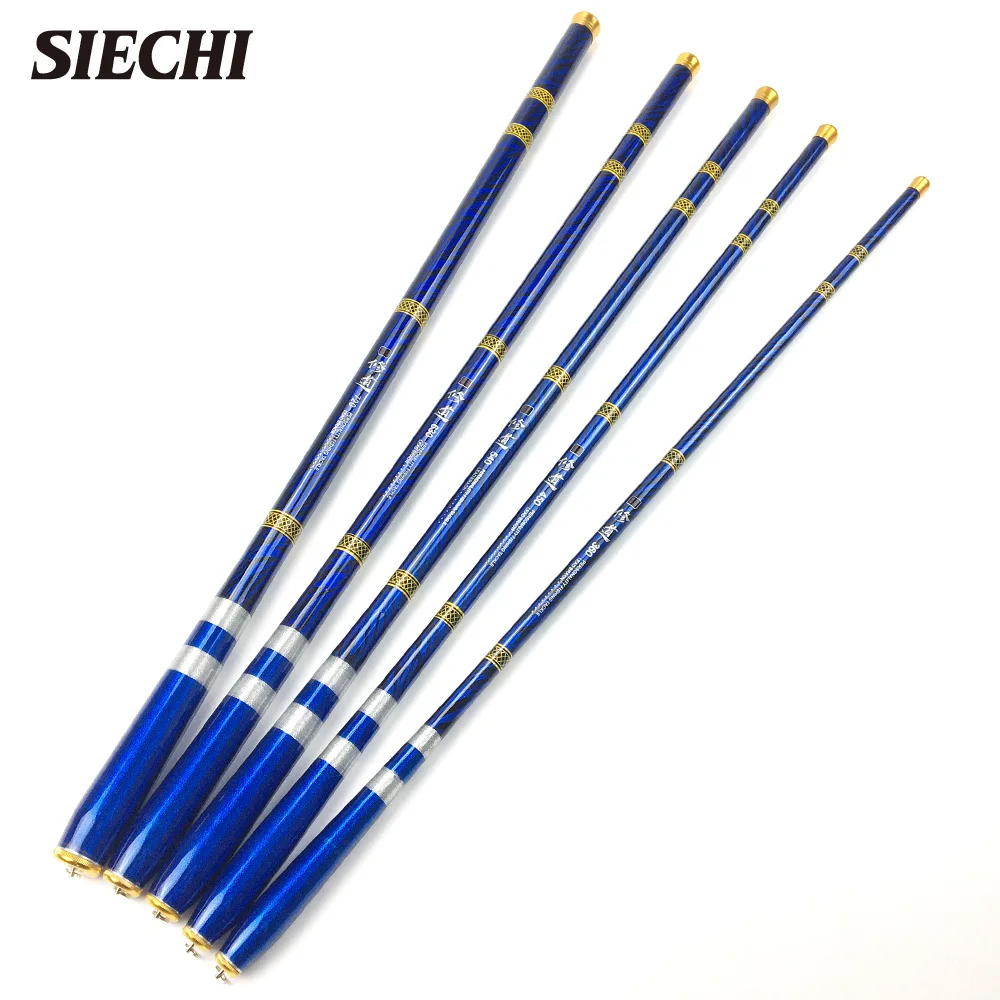 Cañas de pescar telescópicas, bastidores de pesca en fundición de fibra de carbono, ultraligeros y resistentes, longitud de 3,6/4,5/5,4/6,3/7,2 metros, nuevos - imagen 3