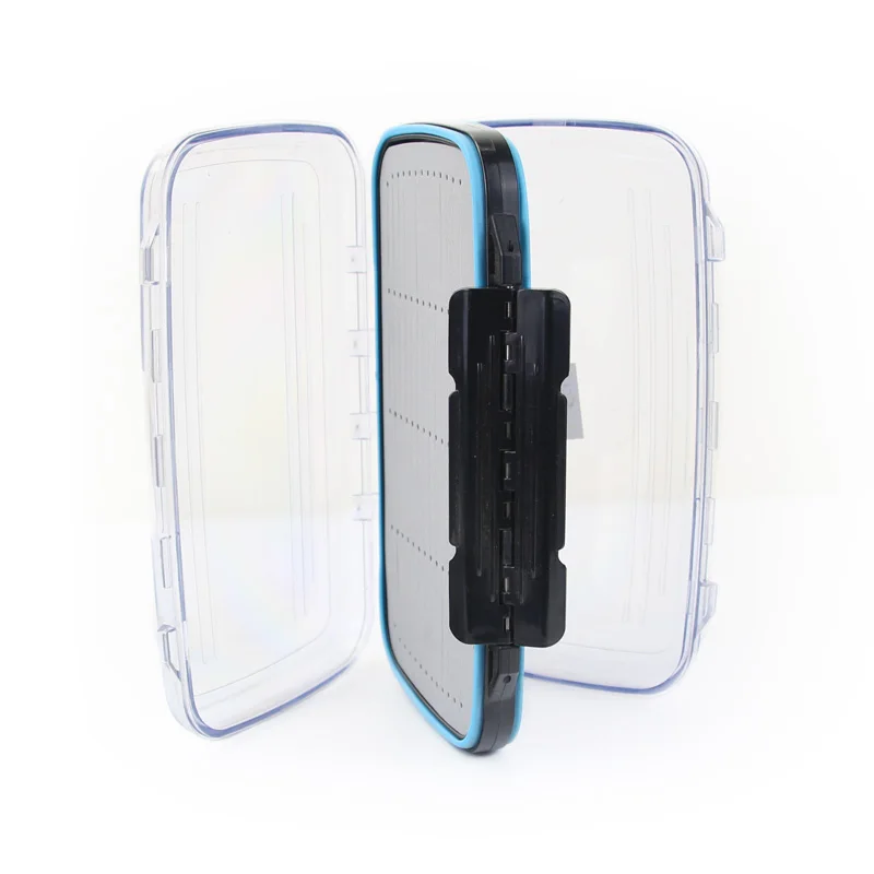 Mosodo-caja de plástico para pesca con mosca, señuelos de espuma con hendidura, cajas de aparejos impermeables de doble cara, fácil agarre, accesorios de pesca en Río - imagen 3