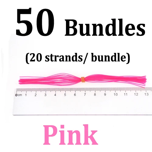50 bundles pink