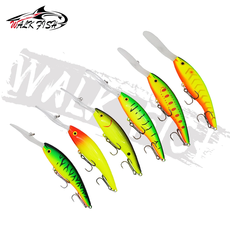 WALK FISH-señuelo de Pesca de pececillos, cebo duro para Pesca de trucha, lubina, 14g, 20g, 1 unidad - imagen 5