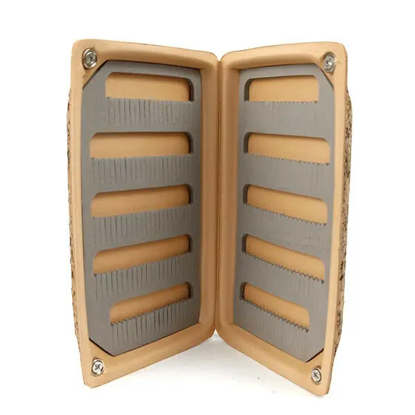 Caja de mosca de espuma EVA con abertura, abrigo de corcho, 6x3,48x1,2 pulgadas, 2 unidades - imagen 3