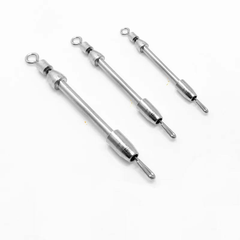 Conector De Pesca De 50 piezas, Pin De acero inoxidable, rodamiento giratorio, broche De presión, pines De línea, artículos De Pesca - imagen 2