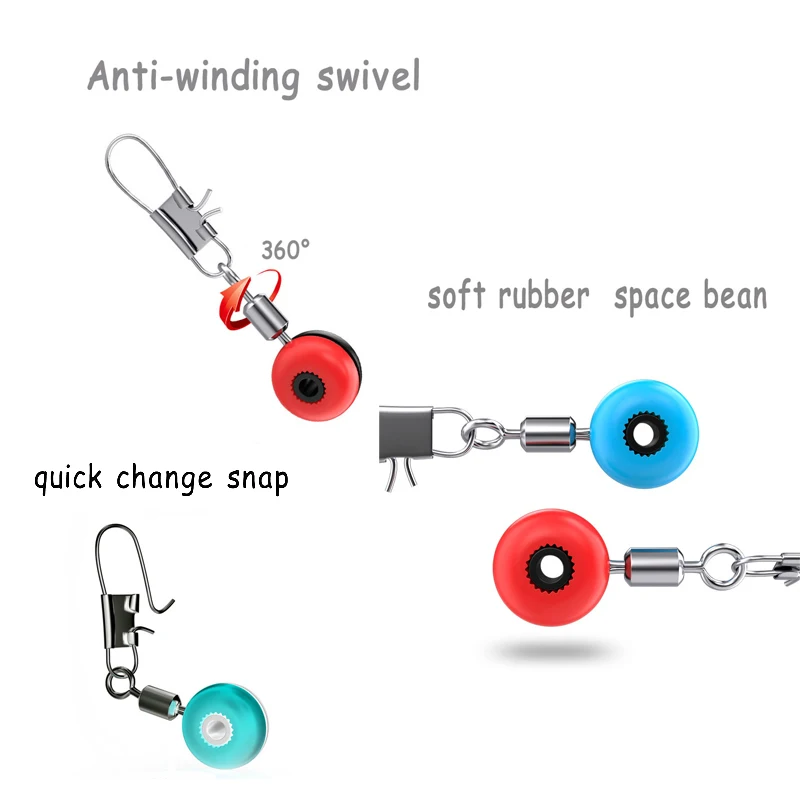 Flotador de pesca en el mar, caña larga de plástico con agujero, 50g, 6 unidades - imagen 5