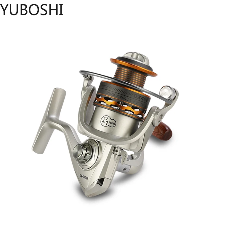YUBOSHI-carrete de pesca giratorio con carrete de repuesto, serie 1000-7000, arrastre de 6-10KG, 5,2: 1, carretes de pesca de carpa - imagen 5