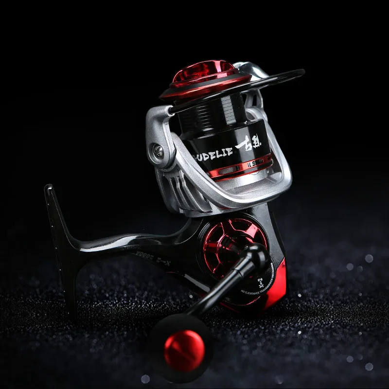 Bobina De línea De Pesca De arrastre, carrete giratorio De 2000s, 3000s, 4000s, 7,1: 1, ruedas distantes, para Pesca en agua salada - imagen 4