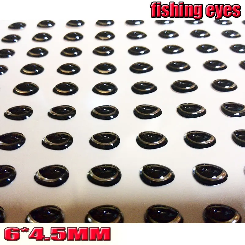 2024NEW ojos de señuelo de pesca forma triangular tres colores línea dorada ojos de señuelo 3d 3 tamaños 500 unids/lote - imagen 3