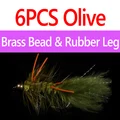 6pcs Br Ru Olive