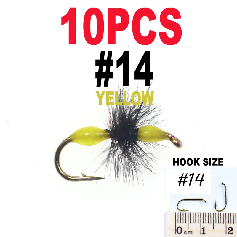 10pcs size 14 Yellow