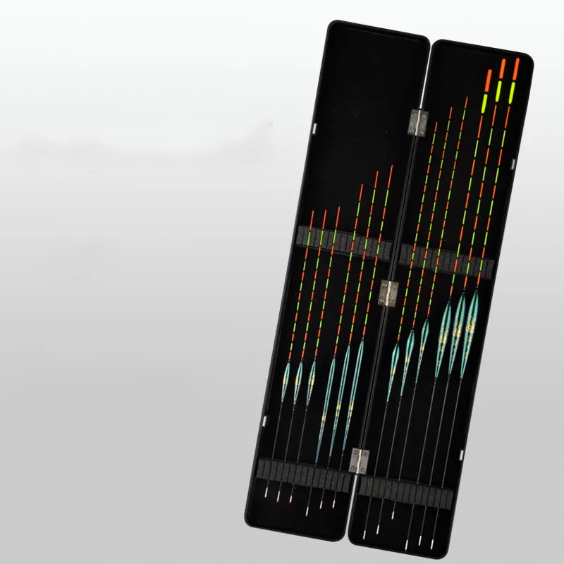 Juego de flotadores de carpa y Cruz, Kit de flotador Camaleón de alta sensibilidad, llamativo Cola gruesa, cola pequeña rota, Nano pez flotador, 12 piezas - imagen 2