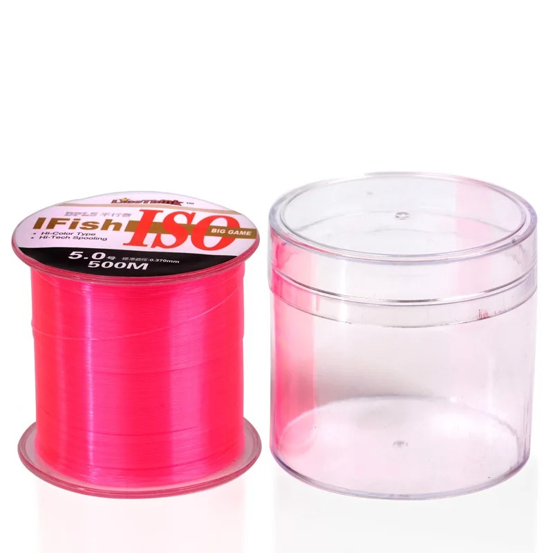 Señuelo de nailon para pesca, Sedal resistente al desgaste, agua dulce y salada, 500m, 1,0 #-8,0 # - imagen 3