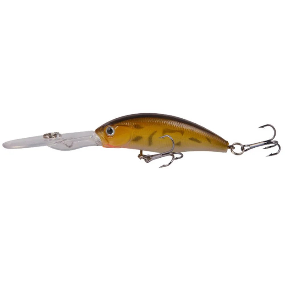 Señuelo de pesca de pececillos duros, Wobblers flotantes, Crankbait, cebos artificiales de lubina, aparejos de pesca de carpa de Lucio, 10cm, 7,5g, 1 pieza - imagen 5