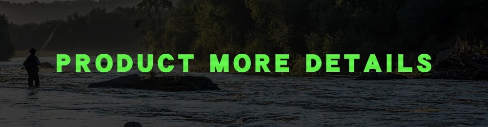 Experimente la emoción de la pesca en entornos naturales serenos con nuestro equipo de alta calidad