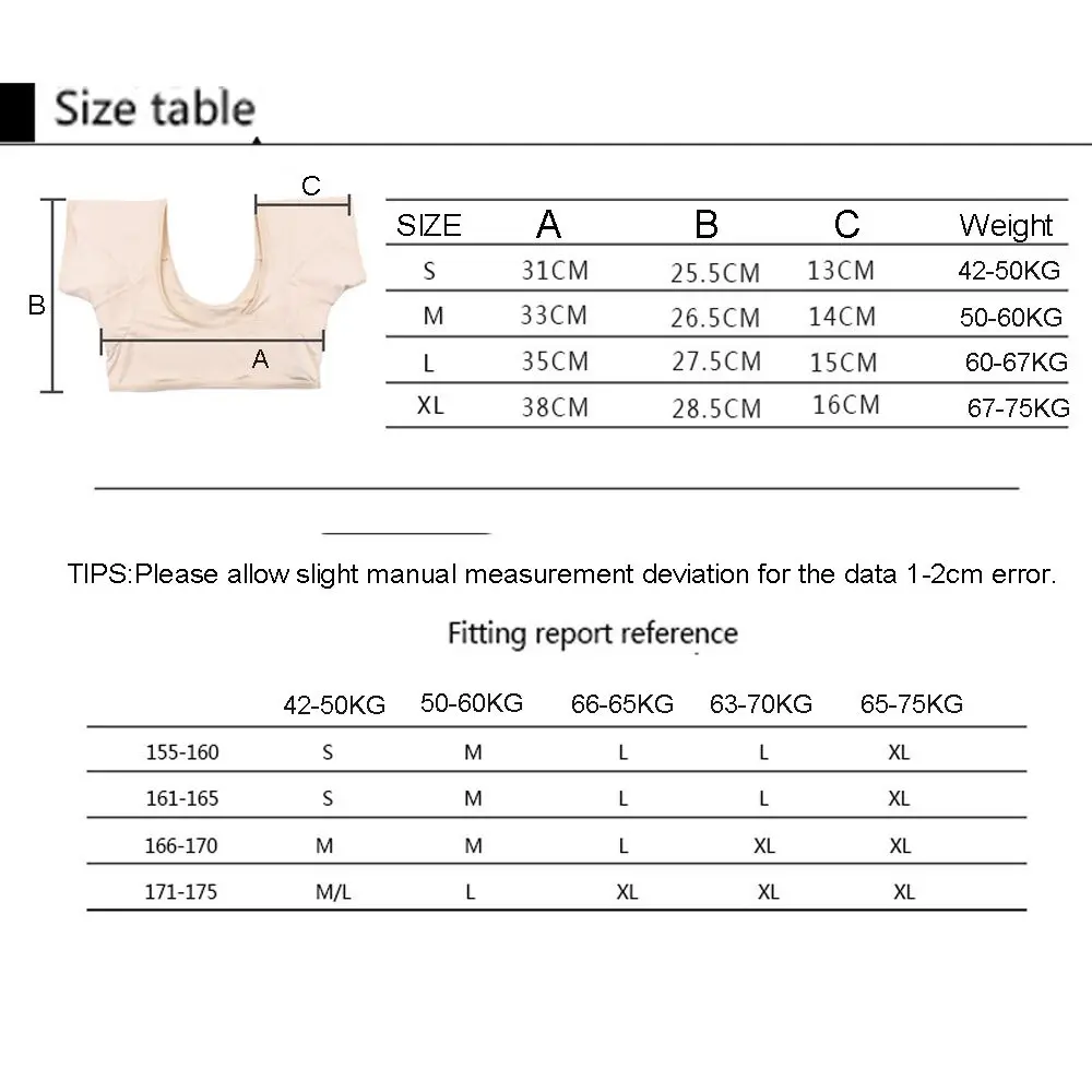 Almohadillas antitranspirantes para mujer, ropa deportiva para las axilas, camiseta, almohadilla para el sudor, banda para el sudor lavable - imagen 5