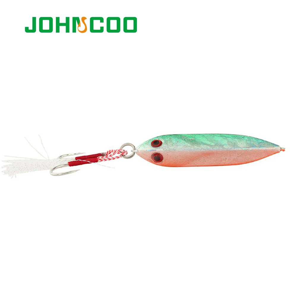 JOHNCOO-SEÑUELOS DE pesca Jigging de Metal, 20g, 30gJig, señuelo de pesca de orilla, cebo duro Artificial, señuelo de lubina de mar - imagen 5