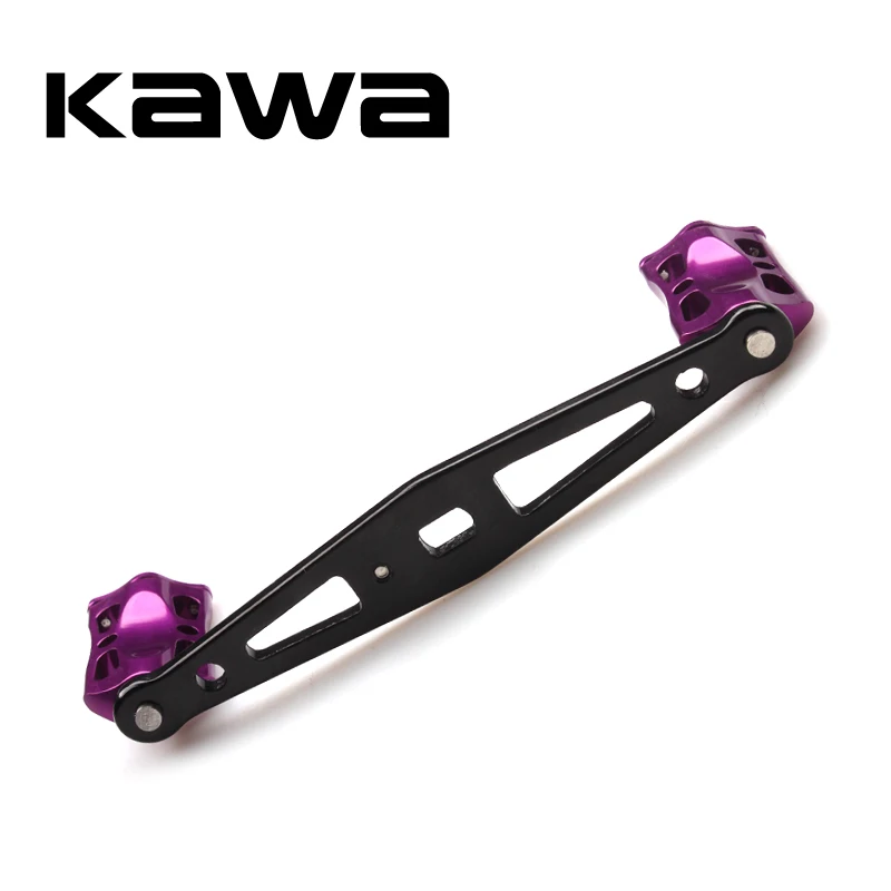 Kawa-mango de carrete de pesca, balancín de aleación de aluminio con perilla Eva, manijas dobles, tamaño del agujero 8x5mm para accesorio de carrete de Baitcasting - imagen 4