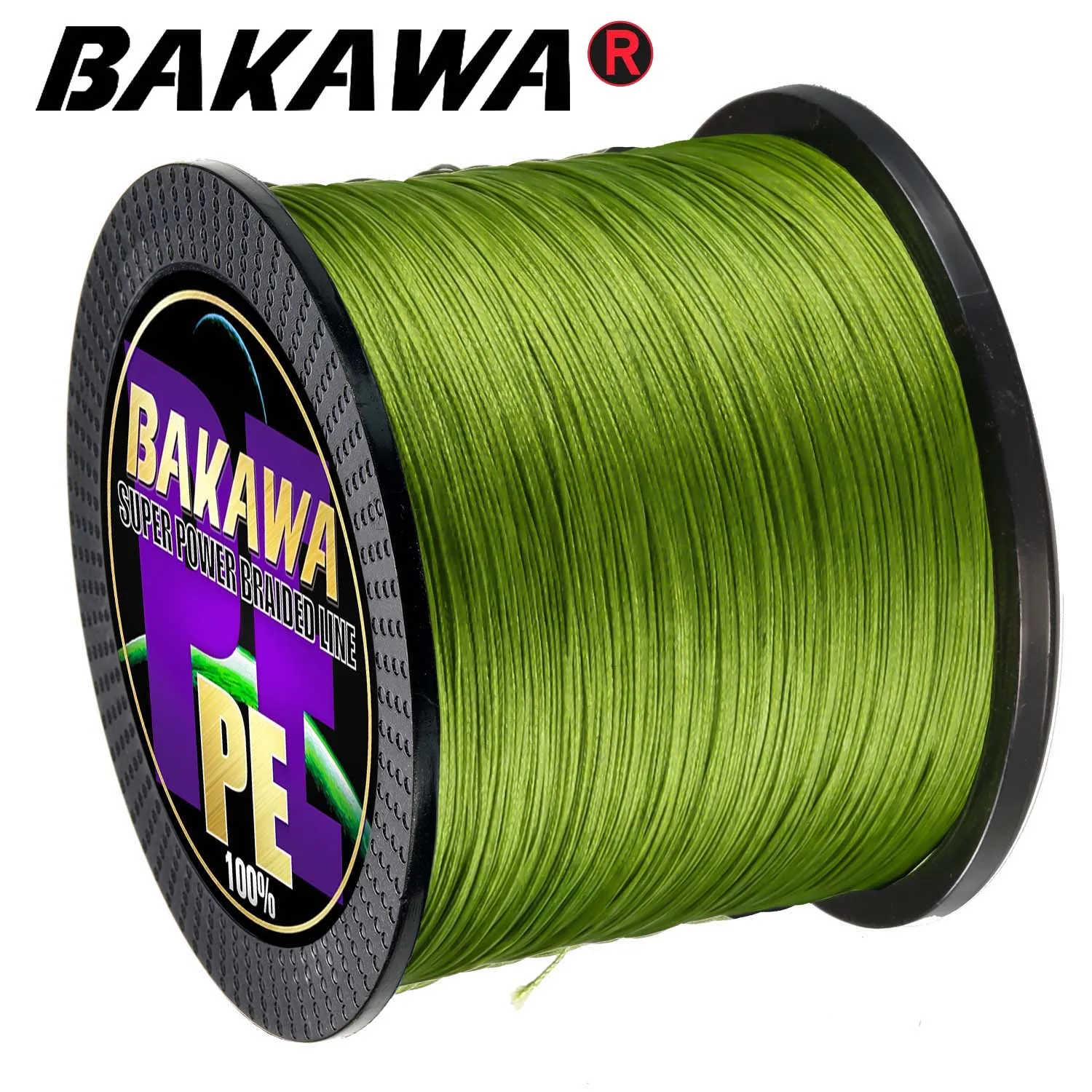 BAKAWA-sedal trenzado para Pesca, hilo multifilamento japonés para carpa, 100% PE, 300M, 500M, 1000M, 12LB-90L - imagen 3