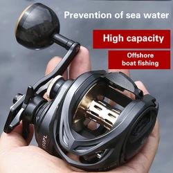 Carrete Baitcast 9+1 rodamientos – Alta capacidad para pesca con señuelo