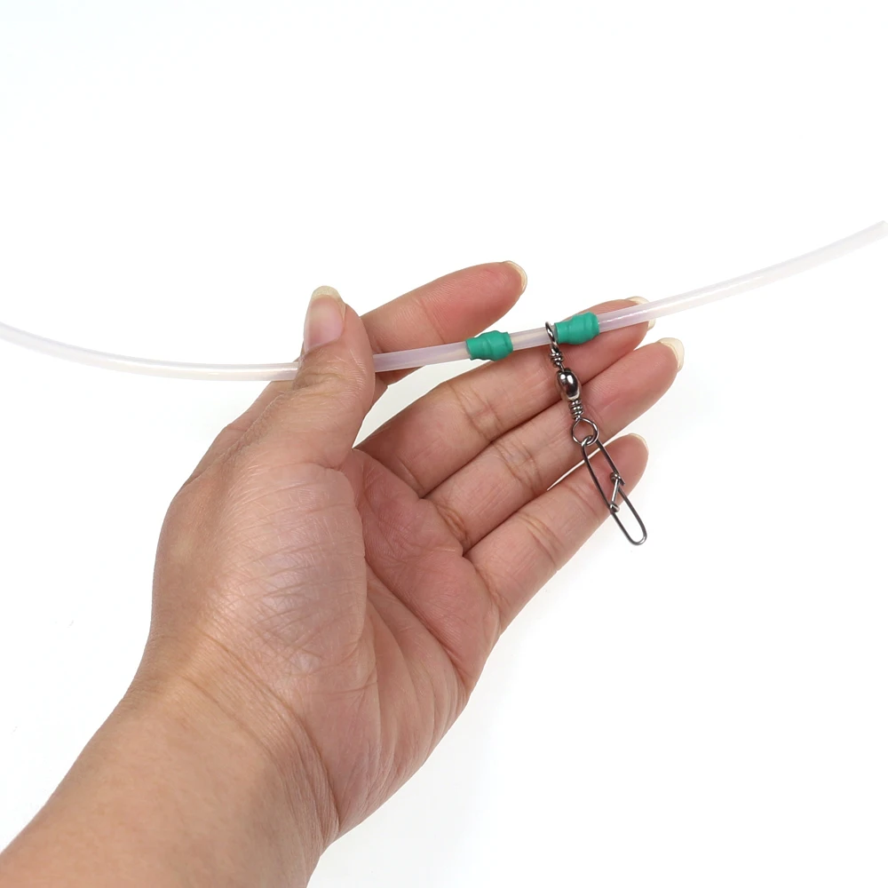 Manga de plástico enrollable libre, tubo giratorio, brazos a presión, equipo de pesca de agua salada, accesorios de Terminal de Material - imagen 4