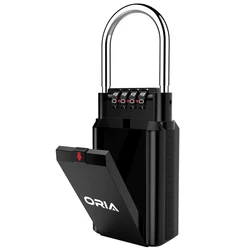 ORIA Caja seguridad impermeable – Candado 4 dígitos exterior pesca